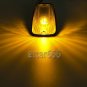 5pcs Smoked Cover Cab Roof Marker Light Set + T10 Amber LED For 88-02 Chevy GMC