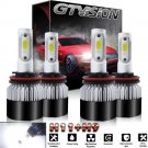 Combo H9 & H11 2640W White 396000LM LED Headlight Bulbs Kit High Beam + Low Beam