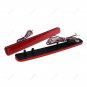 2x Lens Rear Bumper LED Tail Stop Brake Light For Land Rover Discovery 3/4 05-09