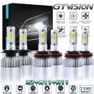 H7 + H11 + H11 Combo LED Headlight Kit Total 4200W Bulbs 6000K HI/LO + Fog Light