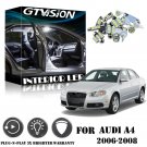 18x Bright White LED Interior Lights Package Kit For Audi A4 B7 SEDAN 2006-2008