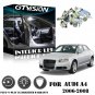 18x Bright White LED Interior Lights Package Kit For Audi A4 B7 SEDAN 2006-2008