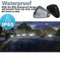 5Pcs Smoke Cab Roof Top Light Marker + White LED for 1999-2016 Ford E/F Pickups
