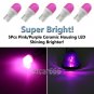 Pink Ceramic LED Roof Running Cab Marker Light Kit For Ford F-250/350 1999-2016