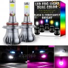 2X Pink + White Fog Light LED Bulb for 01~17 Ford F150 F250 F350 F450 Super Duty