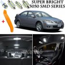 15 x Xenon White Interior LED Lights Kit + TOOL For 2003 - 2008 Mazda 6
