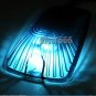 5x Cab Marker Roof Light Smoke Cover Lens Set + Ice Blue LED For Chevy GMC 88-02