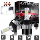 High Power H4 9003 HB2 1320W 198000LM LED Headlight Upgrade Bulbs 6K Ultra White