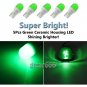 5x Green Ceramic LED Smoke Cab Marker Roof Light Kit for 1999-2016 Ford E/F-150