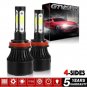 2X 4COB LED Headlight Kit H11 6000K White 1900W Low Beam for Scion tC 2009-2013