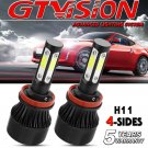 1900W 4COB LED Headlight Kit H11 6000K White Low Beam for Toyota Prius 2010-2015
