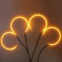 4Pcs 146mm LED SMD Angel Eyes Halo Rings Lights For BMW E36 E39 E46 Amber White