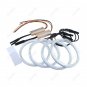 4pcs 120mm LED SMD Angel Eyes Halo Rings Lights For BMW E36 E39 E46 White Amber