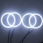 4pcs 120mm LED SMD Angel Eyes Halo Rings Lights For BMW E36 E39 E46 White Amber