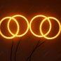 4pcs 120mm LED SMD Angel Eyes Halo Rings Lights For BMW E36 E39 E46 White Amber
