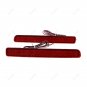 2x Rear Bumper Reflector LED Tail Stop Light For Land Rover Discovery 3/4 05-09