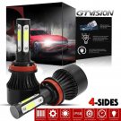 LED Headlight Kit H11 6000K 1900W Low Beam 4COB Bulb for HONDA CIVIC 2016-2019