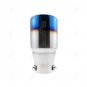 76mm Universal Grilled Blue Chrome Stainless Steel Exhaust Tail Muffler Tip Pipe