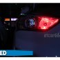 2x Red 7443 T20 7440 92-4014SMD For Daytime Running Light DRL LED Projector Bulb