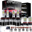 6x Combo H11 9005 H11 Upgrade LED Headlight Conversion High Low Beam Fog Light