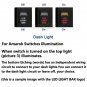 DRIVING LIGHT Amber Red Laser LED Push Switch Left Side For VW Volkswagen Amarok