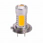 2x High Power Yellow Amber H7 CREE COB LED Projector Bulbs Car DRL Fog Lights