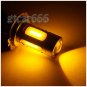 2x High Power Yellow Amber H7 CREE COB LED Projector Bulbs Car DRL Fog Lights