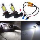 2x High Power White 9005 9011 LED Bulb With Decoder for Car Fog Light Error Free