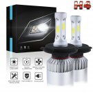 2x High Power H4 9003 LED Headlight Bulb for Motorcycle 6000K Bright Xenon White