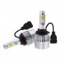 H13 9008 LED Headlight Kit + 9145 9140 Fog Light Bulb 6000K For Ford F-150 04-14