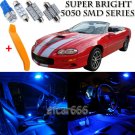 11 x Blue Interior LED Lights Kit + TOOL For 1993 - 2002 Chevrolet Chevy Camaro