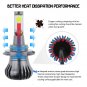 9006 Blue LED Fog Lights Bulb For 03-08 Dodge RAM 1500 2500 3500 w/ Flash Mode