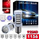 2pcs BA15S P21W 1156 Red Car Tail Stop Brake Light Super Bright 92SMD LED Bulbs