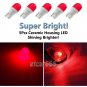 5x Smoke Cab Roof Marker Light Kit + Red LED X5 for 99-16 Ford Super Duty Pickup