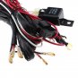 Car 12V 40A LED Work Light Bar ON/OFF Red LED Switch Relay Wiring Harness Kit