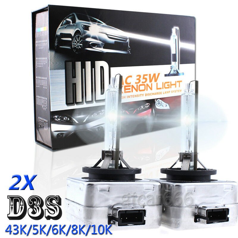 35W D3S Xenon HID Headlight High Low Beam Light Bulb For Buick 43K 5K 6K 8K 10K