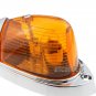 5xUniversal Teardrop Amber Cab Roof Marker Assembly Light For Truck Semi trailer