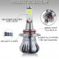 2x 9005 9145 H10 LED DRL Fog Light Bulbs Dual Color Strobe Flash White + Yellow