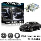 16x Super Bright White LED Interior Light Package Kit For Cadillac ATS 2013-2016