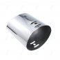 1Pcs 83x69mm For Honda CR-V Chrome Stainless Steel Exhaust Tail Muffler Tip Pipe
