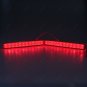 2x LED Lens Rear Bumper Reflector Brake Light For VW Multivan 2003-2006 Red 12V