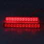 2x LED Lens Rear Bumper Reflector Brake Light For VW Multivan 2003-2006 Red 12V