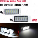 2X LIGHTING PLATE LED FOR CHEVROLET CAMARO WHITE XENON REAR LIGHTS REGISTRATION