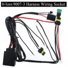75W/100W HID Bi-Xenon 9007-3 Bulbs High/Low Controller Fuse Relay Wiring Harness