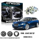 18pcs Super Bright White LED Lights Interior Package Kit For Jaguar XF XFR 08-15