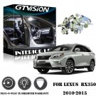 17PCS Bright White Kit LED Interior Car Light for 2010 - 2015 Lexus RX350 RX450H