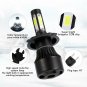 LED Headlight Kit H7 White 1900W High Beam 4COB Bulb for HYUNDAI Santa Fe 07-19