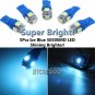 5X Smoke Cab Roof Top Light Marker + ICE Blue LED for 1999-2016 Ford E/F Pickups