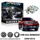 White LED Lights Interior Package Kit for 2009 2010 2011-2015 KIA Mohave Borrego