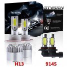 H13 9008 Hi/Lo Beam LED Headlight 9145 9140 Fog Light For Ford F-150 2004-2014